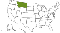 montana state map